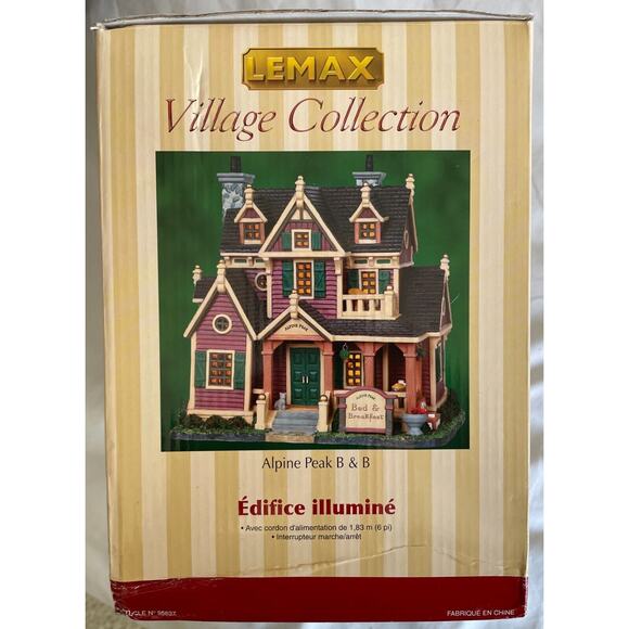 Lemax Village Collection Lighted Building Alpine Peak B & B - Picture 5 of 9